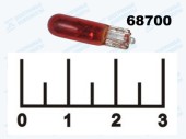 Лампа 12V 1.2W 4.6D красная Flosser (419108)