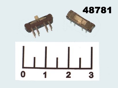 Микропереключатель движковый 3-х позиционный 8 контактов (IS-2336)