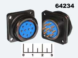 Разъем 10pin гнездо в панель FQ24-10Z