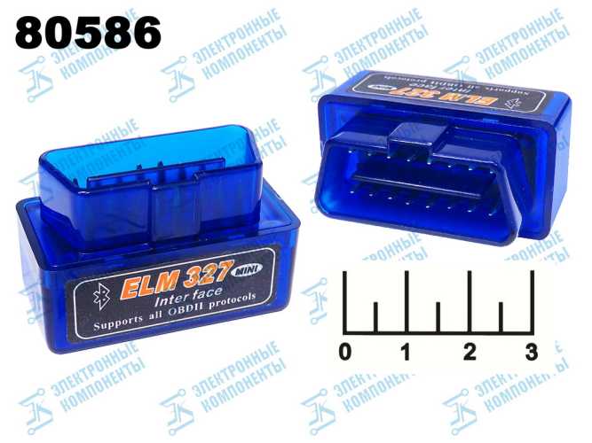 Адаптер OBD2 ELM 327 bluetooth C-30 V1.5 (10-0708) TS-CAA37