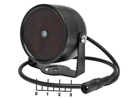 Прожектор светодиодный инфракрасный + датчик осещенности 12V 2A 4LED для видеонаблюдения