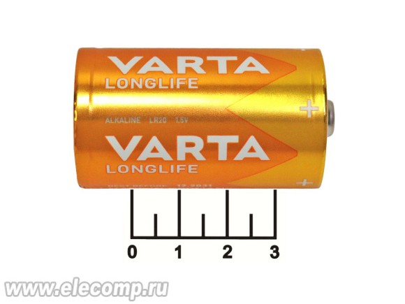 Батарейка D-1.5V Varta LongLife 4120 Alkaline LR20