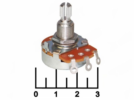 Резистор переменный 10 кОм B RV24AF-10E6-20K-B10K (+55) (S2247)
