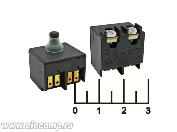 Кнопка для электроинструмента FA2-6/2W 6A (№237)