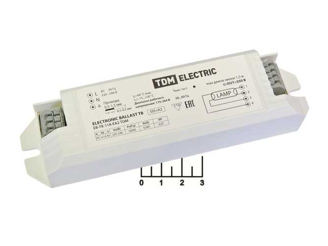 ЭПРА для люминесцентных ламп T8 1*18W TDM SQ0339-0001
