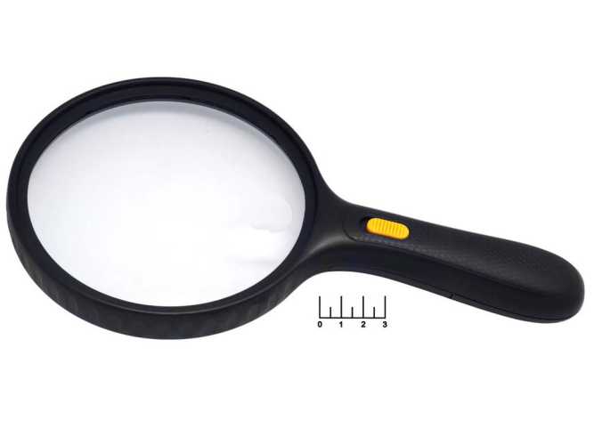 Лупа с подсветкой 3LED 2*/5* 138мм OT-INL25