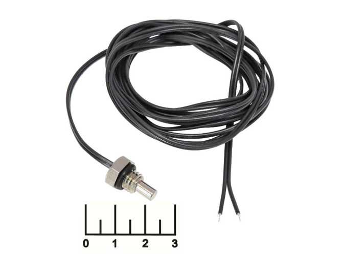 Датчик температуры NTC 10 кОм кабель 2м M8 (3950)