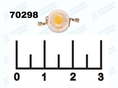 Светодиод LED 3W белый теплый LXHL-W3E 3500K