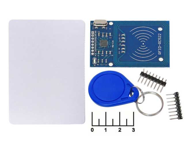 Радиоконструктор Arduino считыватель Rfid модуль RC522 + карта + брелок