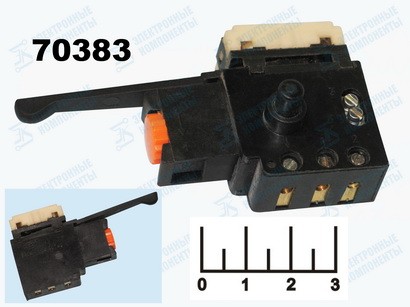 Кнопка для электроинструмента БУЭ-01P2-2 2A (№106) 5 контактов
