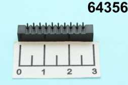 Гнездо шаг 2.54мм FB-10