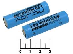 Аккумулятор 3.2V 0.7A 14500 плоский плюс Nicjoy (LiFePO4)