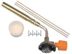 Газовая горелка-насадка KT-2104 Kovea + флюс + припой