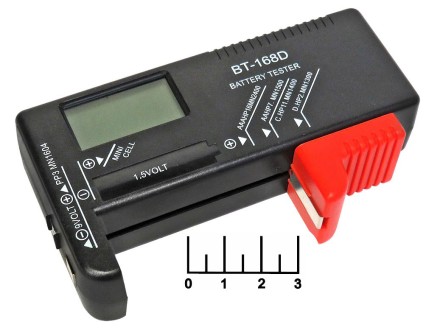Тестер для батареек BT-168D/OT-INM36 цифровой