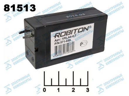 Аккумулятор 4V 0.7A VRLA4-0.7 Robiton