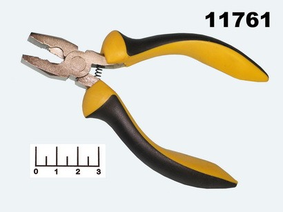 Плоскогубцы 130мм желто-черные Professional Tools