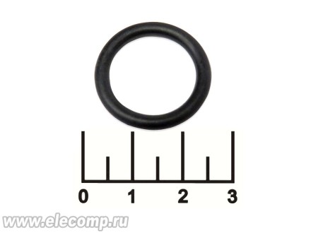 Кольцо уплотнительное силиконовое 18*3мм черное
