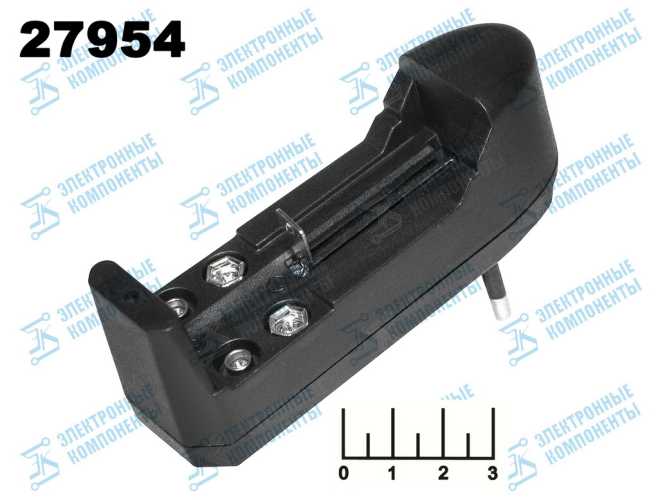 Зарядное устройство для литиевых элементов 4.2V 0.3A 1*18650 + крона HZM-888OA (18650/14500/6F22)