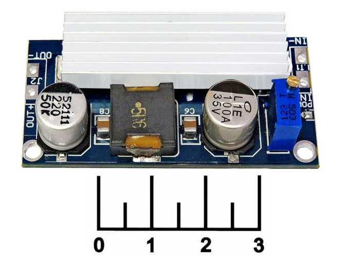 Преобразователь DC/DC вход 4-30V/выход 5-35V 9A 100W (повышающий) Y4344