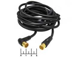 Шнур FM-FM к музыкальному центру 5м gold