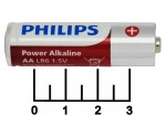 Батарейка AA-1.5V Philips Power Alkaline LR6