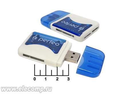 Card Reader USB/micro SD/M2/MS Perfeo PF-VI-R010