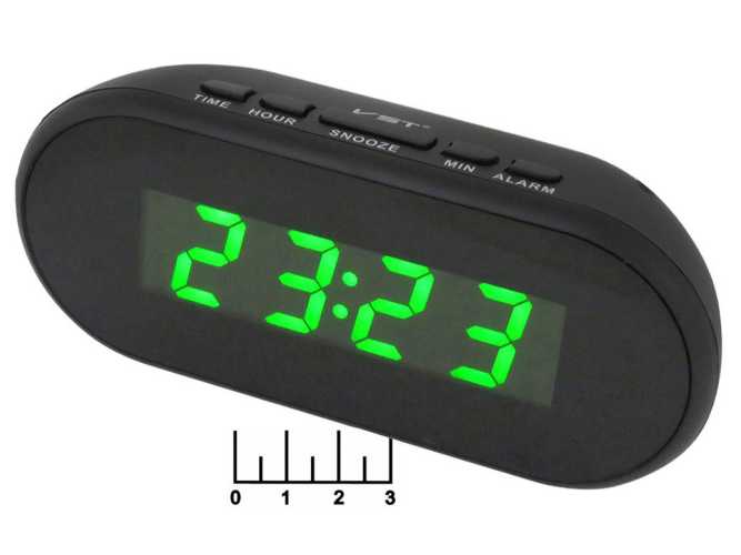 Часы цифровые VST-712-2 зеленые