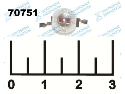 Светодиод LED 5W красный LXHL-R5E (630нм)