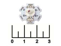 Светодиод LED 9W(3*3W) LXHL-6RGB3S 3.2-3.4V 700mA Star 6pin