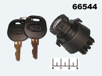 Выключатель ключ 3-х позиционный 12V/15A K3-33B1