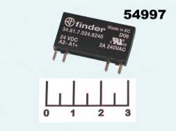 Оптореле 24VDC 2A/240VAC 34.81.7.024.8240 Finder (679734)