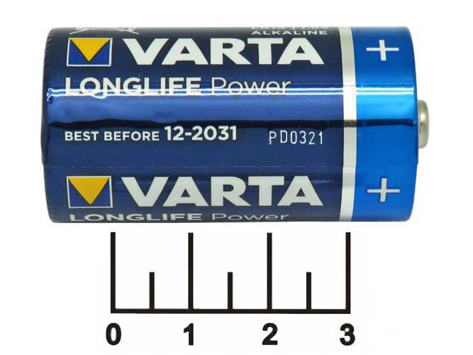 Батарейка C-1.5V Varta LongLife Power 4914 Alkaline LR14 (С)