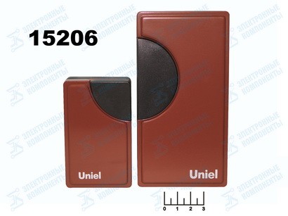 Звонок 2AA/23A Uniel UDB-002W-RD беспроводной 32 мелодии