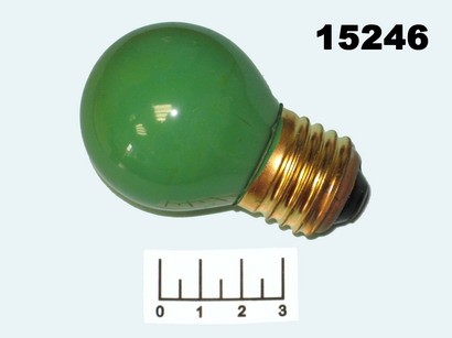 Лампа 220V 10W E27 (зеленая)