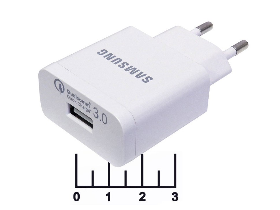 Сетевое зарядное устройство USB 5V 3A/9V 2A/12V 1.5A QC-3.0 (быстрая зарядка) S-99
