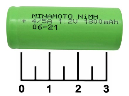 Аккумулятор 1.2V 1.8A Ni-MH 4/5A Minamoto