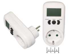 Ваттметр PM-1 Robiton (розеточный)
