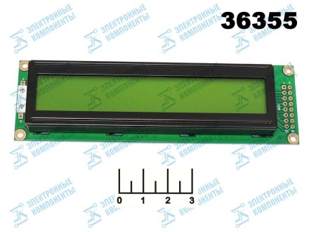 Индикатор жидкокристалический LCD WH2402A-YYK-CT