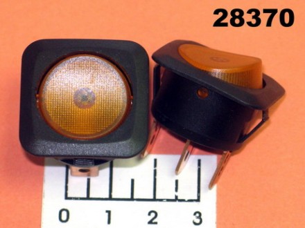 Выключатель 12/25 R13-203B желтый 3 контакта