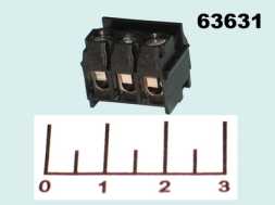Клеммник линейный 3pin 5мм вертикальный (XY-334-3)