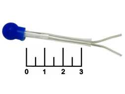 Лампа для гирлянды 3V шар на проводе (синяя)