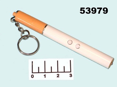 Фонарь-брелок 1 светодиод + лазер + ручка №9107