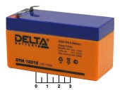 Аккумулятор 12V 1.2A DTM12012 Delta