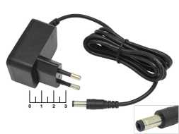 Блок питания 12V 0.5A IR12-500S Robiton (- внутри) (5.5*2.1)