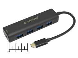 USB Hub 4 port (Type C штекер) UBH-C364 USB 3.0