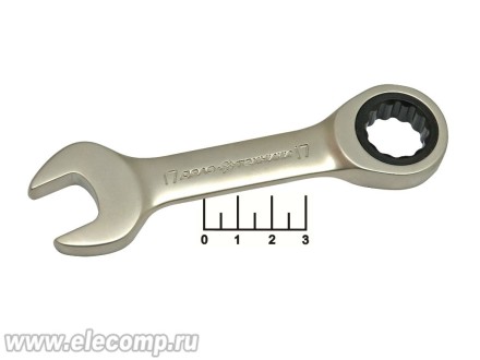 Ключ комбинированный трещоточный 17мм (515617)