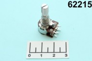 Резистор переменный 2*100 кОм RK-1233G1-B (+44)  (S0243)