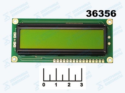 Индикатор жидкокристалический LCD WH1602B-YYH-CTK#