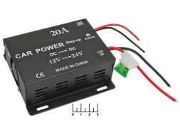 Преобразователь 12/24V 20A