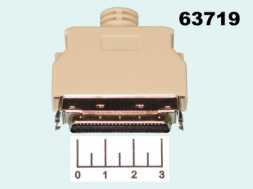 Разъем 50pin штекер на кабель (SCSI-50)